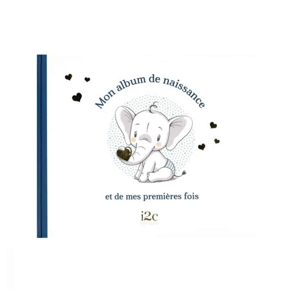 Mon album de naissance et de mes premières fois bleu