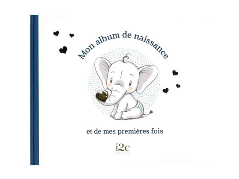 Mon album de naissance et de mes premières fois bleu