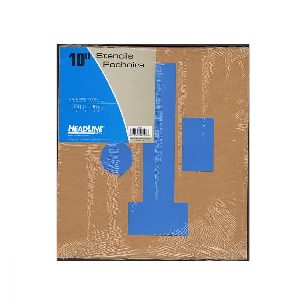 stencils chiffre 10¨