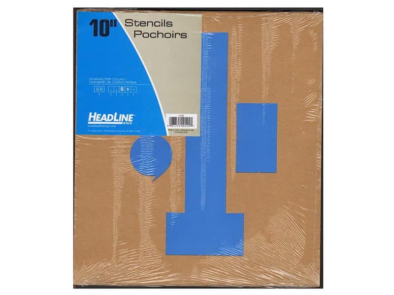 stencils chiffre 10¨