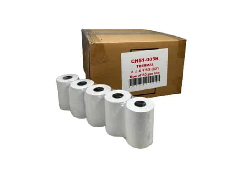 Rouleau thermal 2.25 x 60 pi 50 rouleaux (440016)