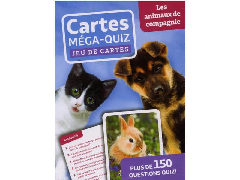 Cartes Méga-quiz Les animaux de compagnie