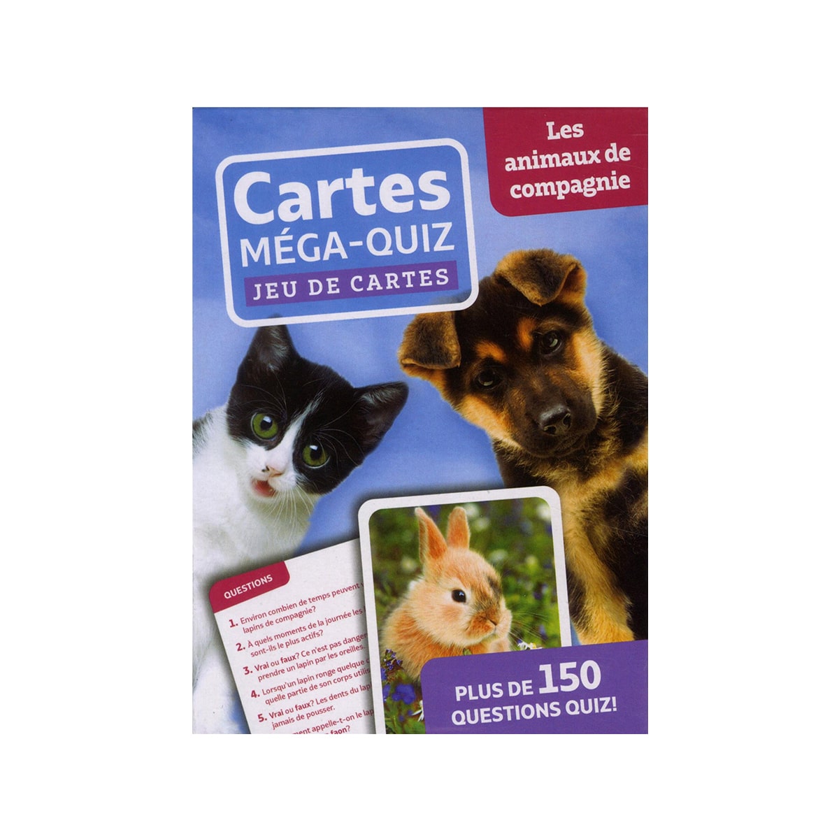 Cartes Méga-quiz Les animaux de compagnie