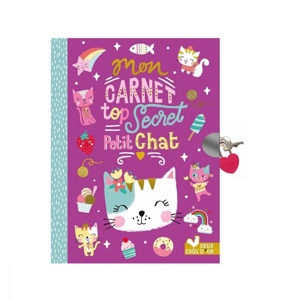 Mon carnet top secret petit chat