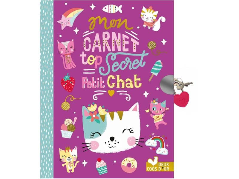 Mon carnet top secret petit chat