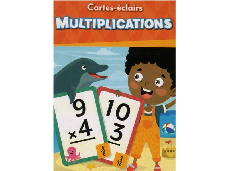 Cartes-éclairs Multiplications