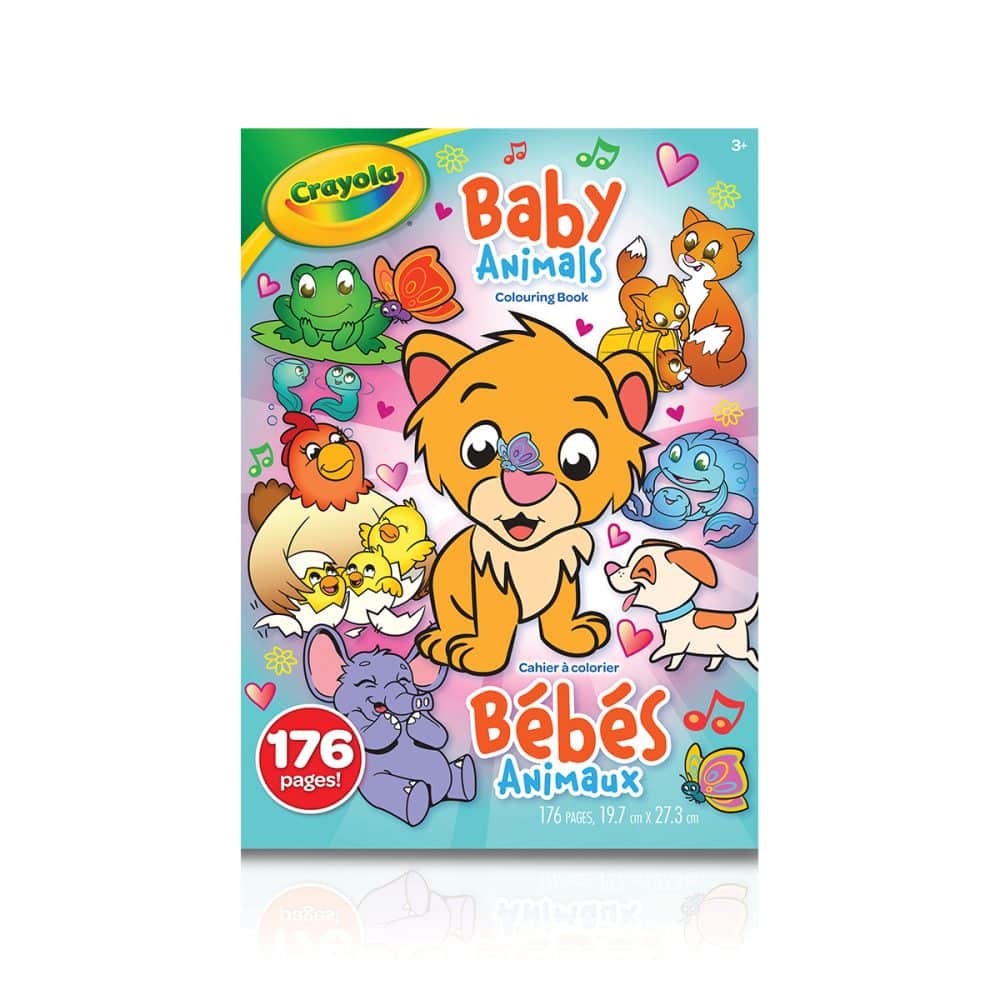 Cahier à colorier Bébés animaux 176 pages