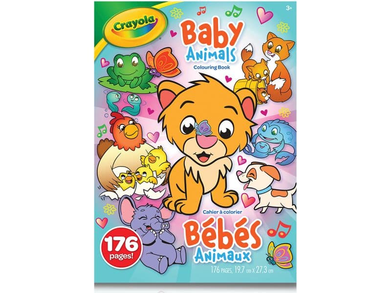Cahier à colorier Bébés animaux 176 pages