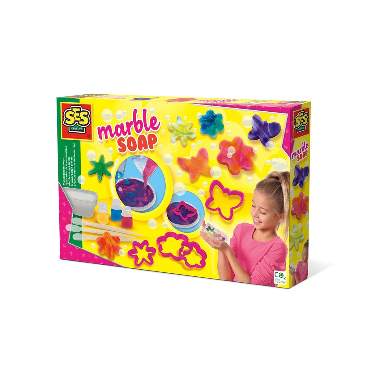 Fabrication de savon marbres