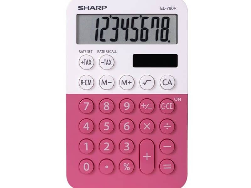 calculatrice el-760 rose