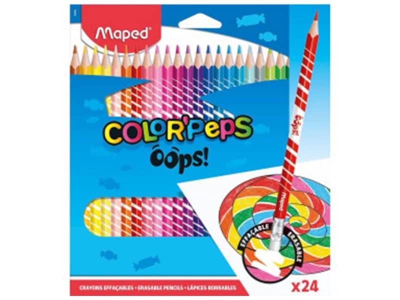 Crayons de couleur effaçables Maped oops