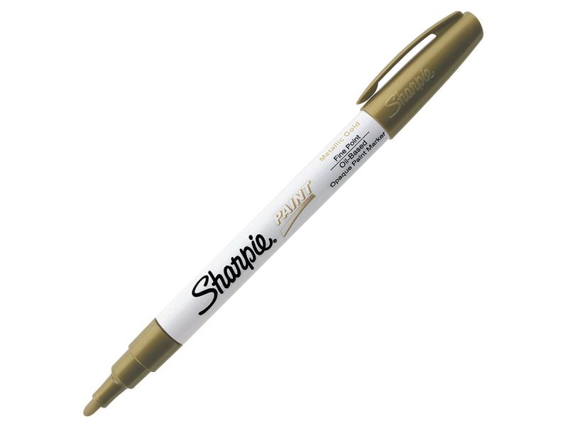 Marqueur sharpie à peinture or pointe fine