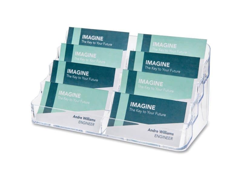 Porte-cartes professionnelles comptoir - Deflecto
