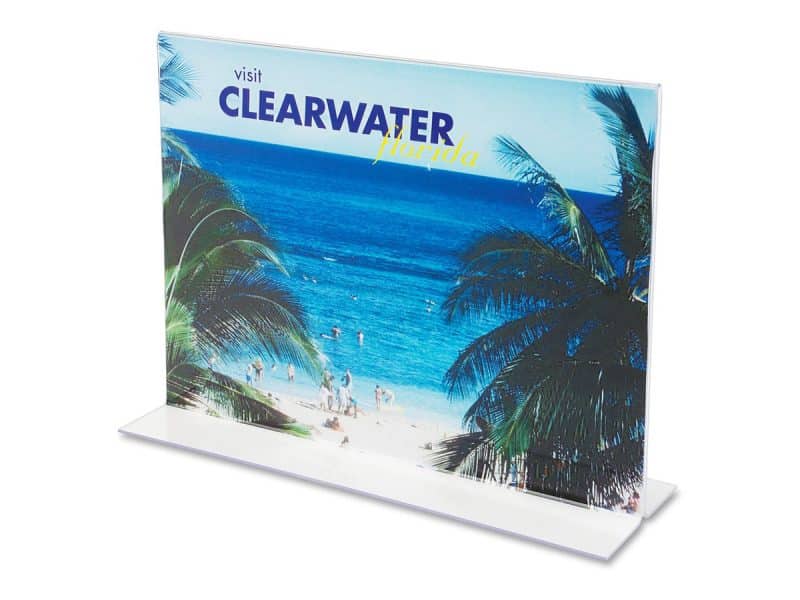 porte-affiche paysage 11x8,5