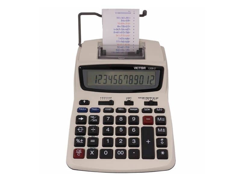 Calculatrice à imprimante Victor 1208-2