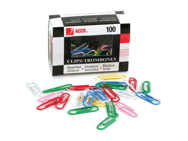 Trombones de couleur 1 po