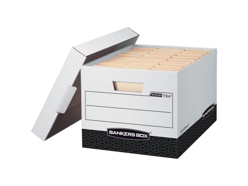 Boîte d'entreposage R-Kive Bankers Box 724 - noir