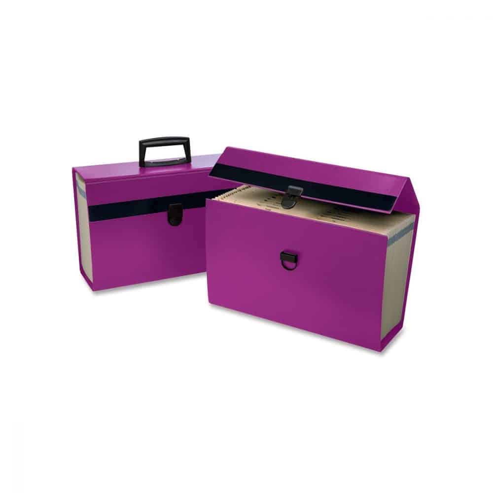 Classeur portatif Pendaflex Portafile 19 pochettes - magenta