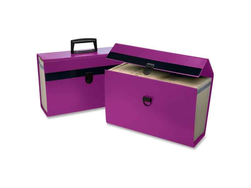 Classeur portatif Pendaflex Portafile 19 pochettes - magenta