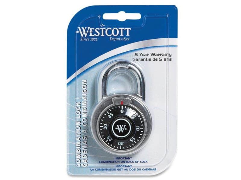 Cadenas à combinaison Westcott
