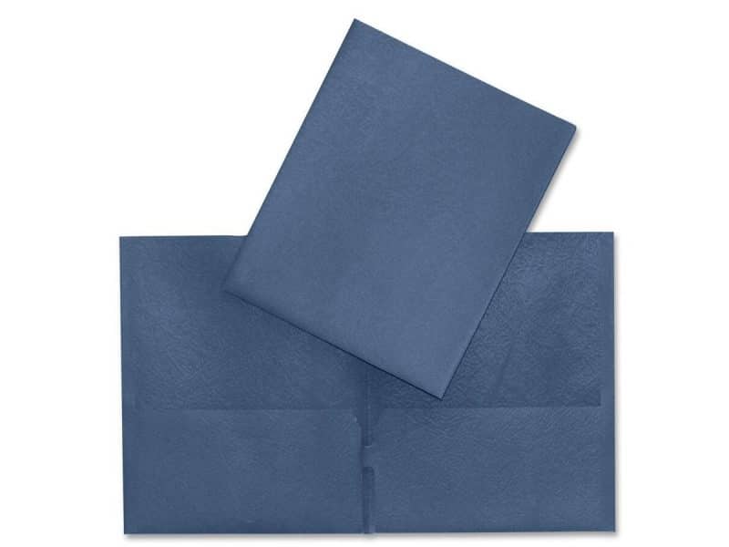 Portefolio en carton Hilroy - bleu marine