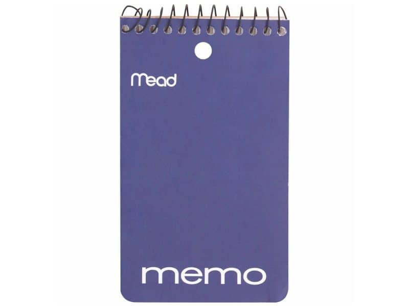 Carnet de notes 3 x 5"  ligné - Mead