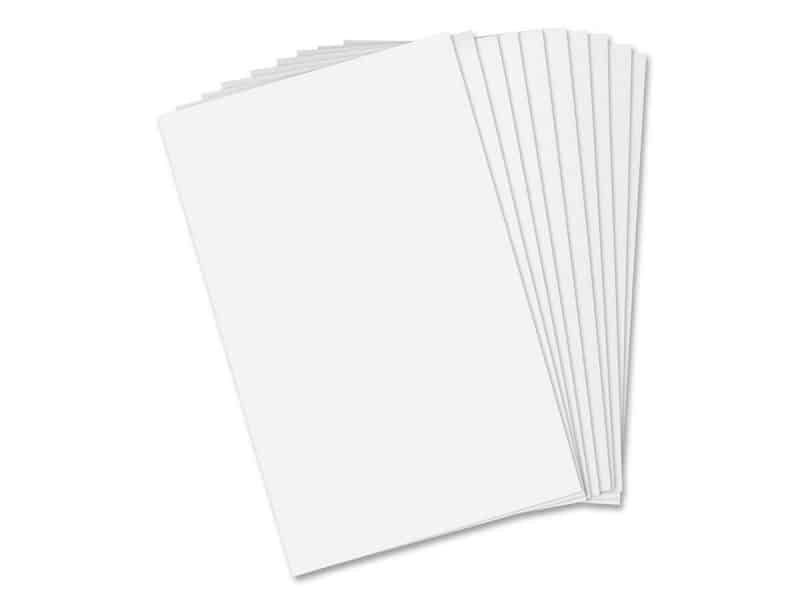 Bloc de papier blanc uni 3x5 96 feuilles