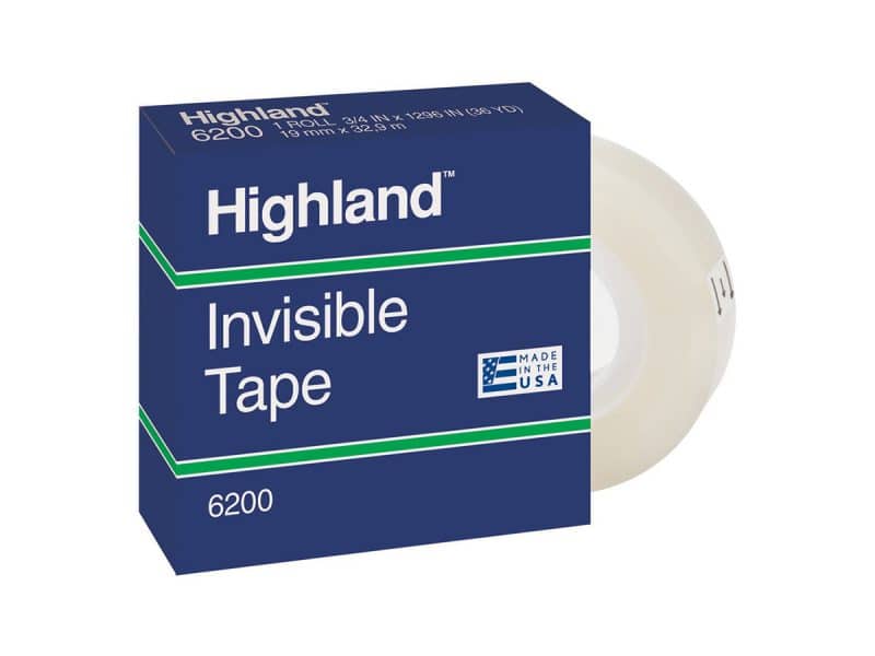 Recharge de ruban adhésif invisible Highland 19mm