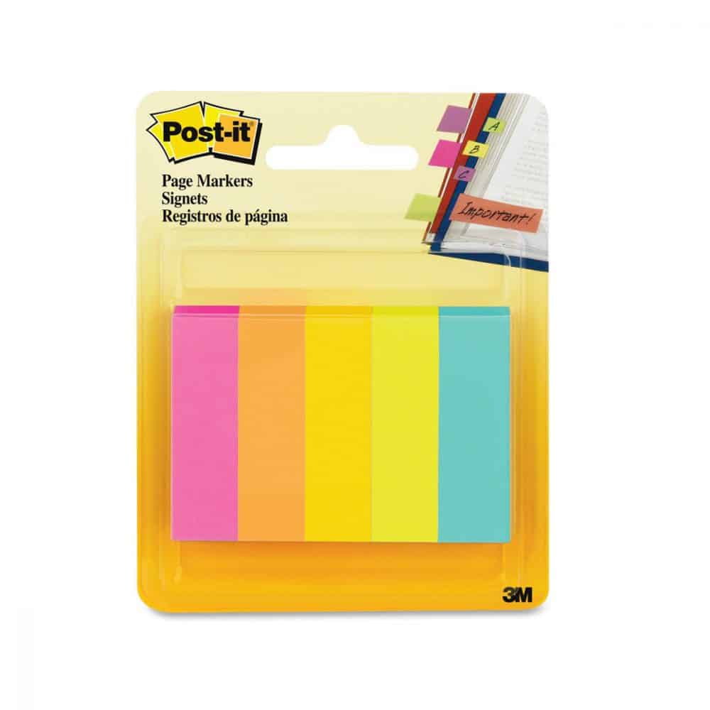Signets Post-It fluos