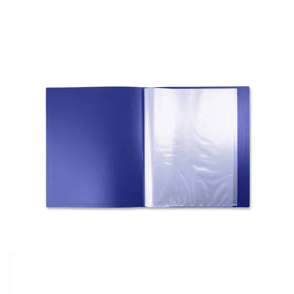 Album de présentation Document Saver 10 pochettes - bleu