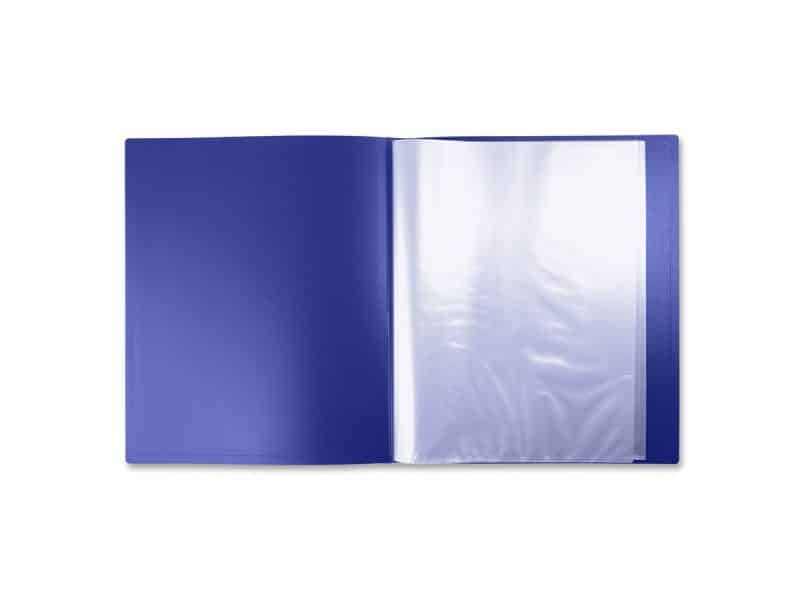 Album de présentation Document Saver 10 pochettes - bleu