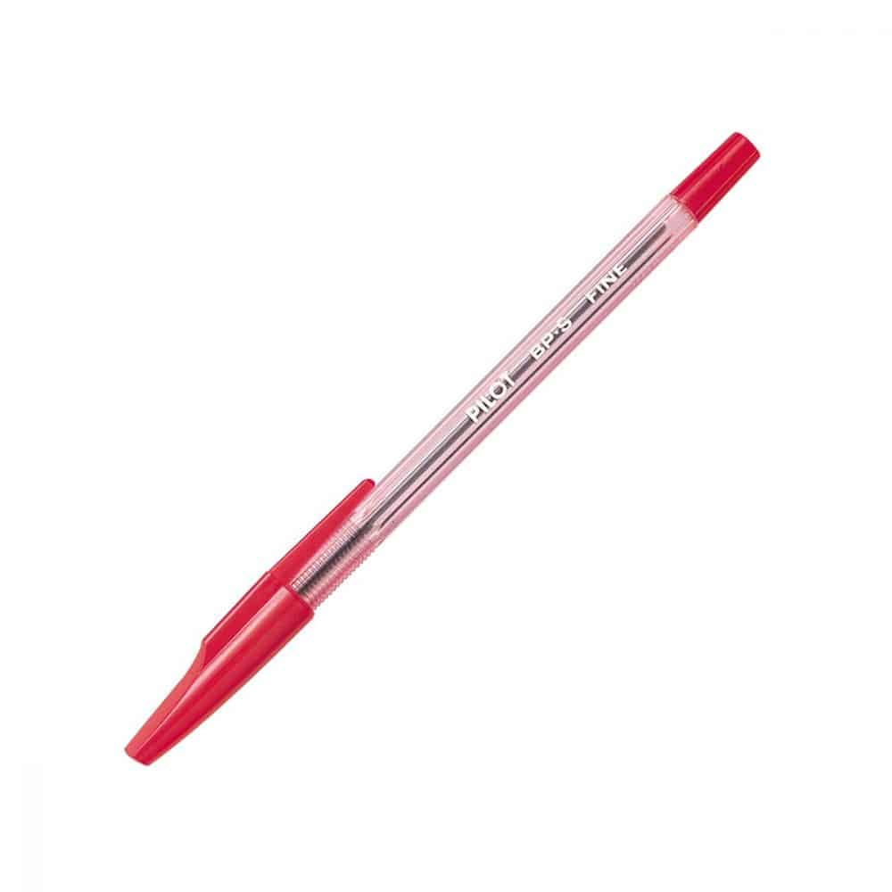 Stylo à bille Pilot BPS pointe fine - rouge