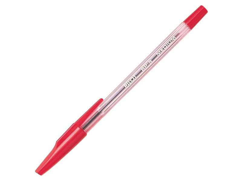 Stylo à bille Pilot BPS pointe moyenne rouge