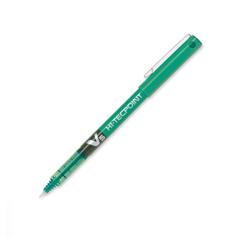 Stylo à bille Pilot Hi-Tecpoint V5 - vert