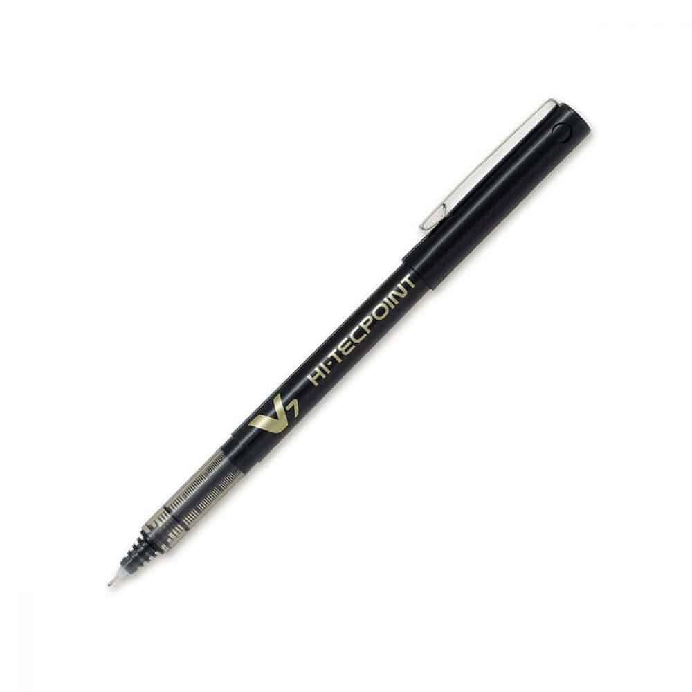 Stylo à bille Pilot Hi-Tecpoint V7 - noir