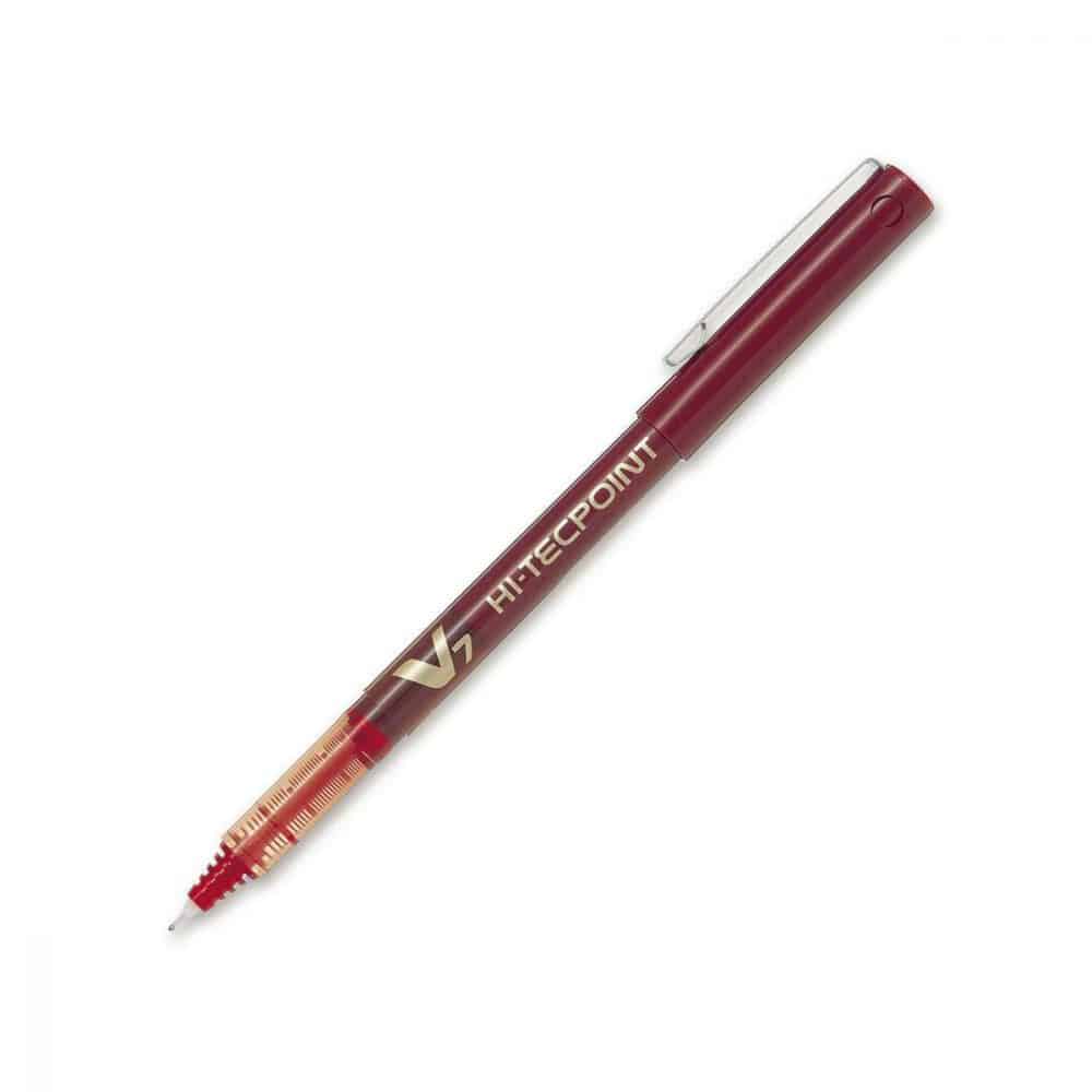 Stylo à bille Pilot Hi-Tecpoint V7 - rouge