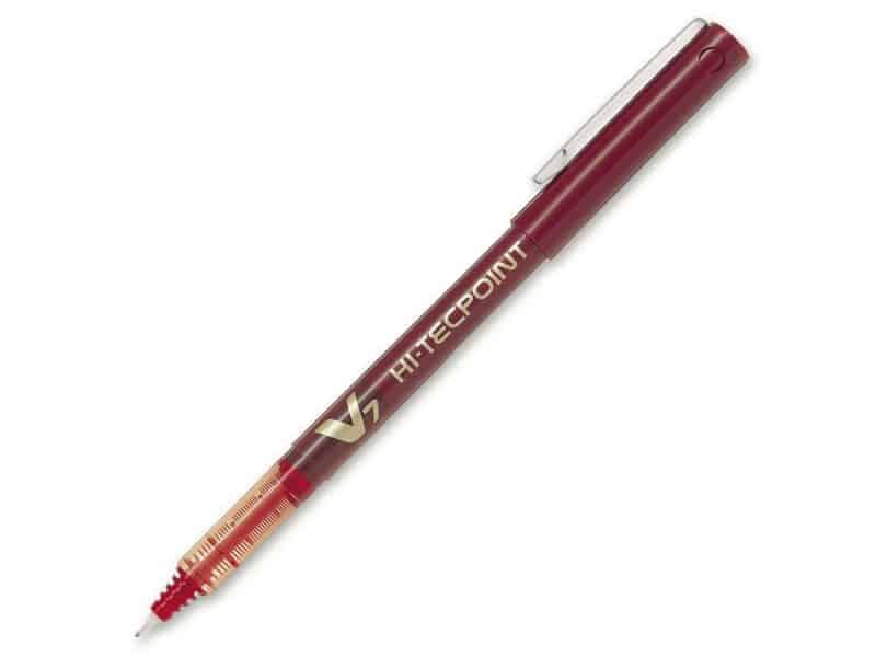 Stylo à bille Pilot Hi-Tecpoint V7 - rouge