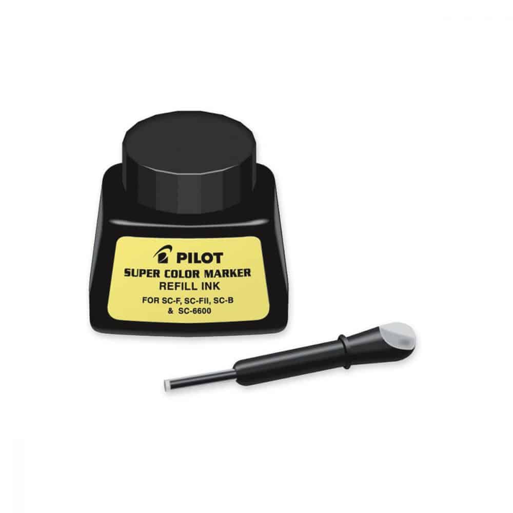 Bouteille d'encre pour marqueur Super Color noir