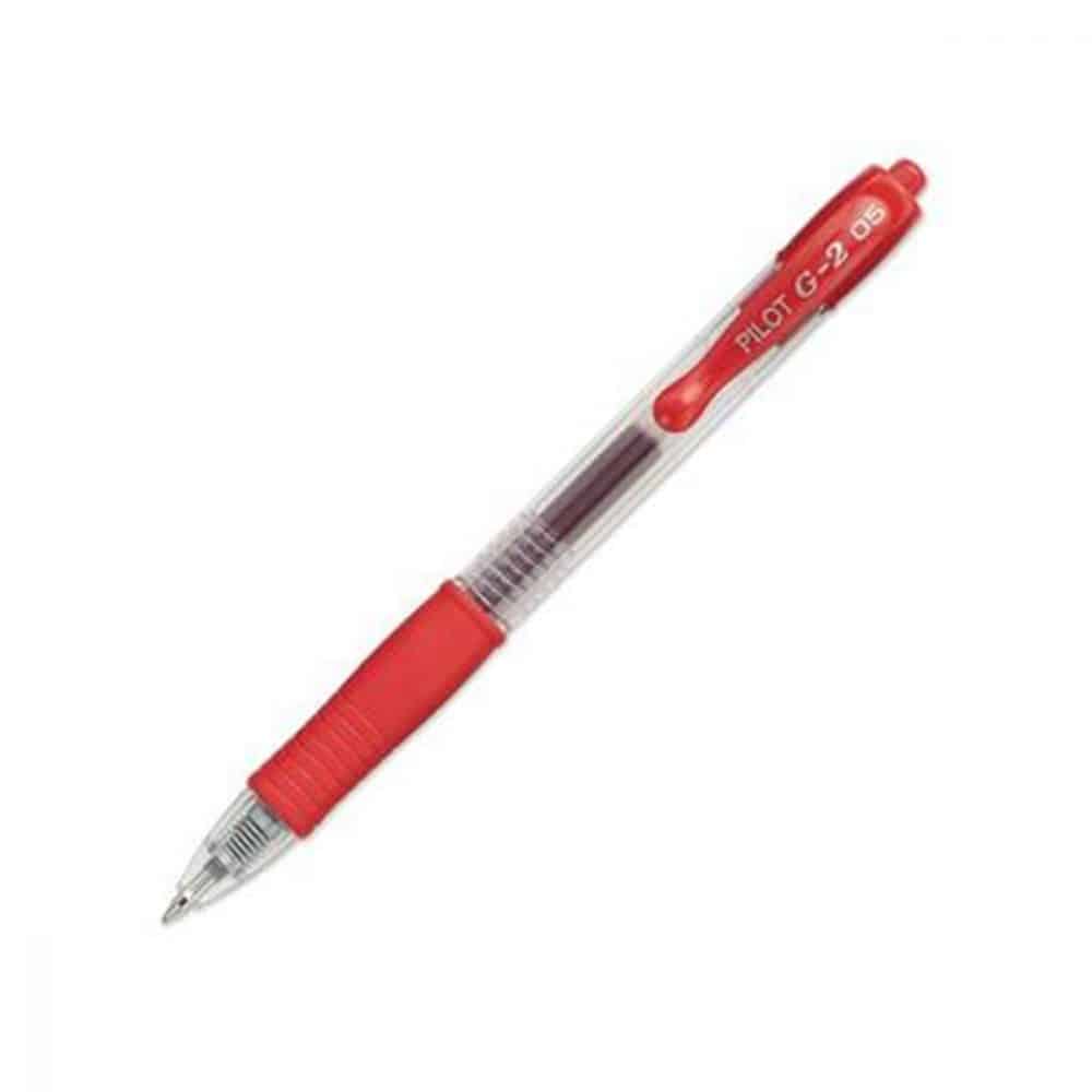 Stylos à bille roulante rétractable G2 0.5 rouge - Pilot