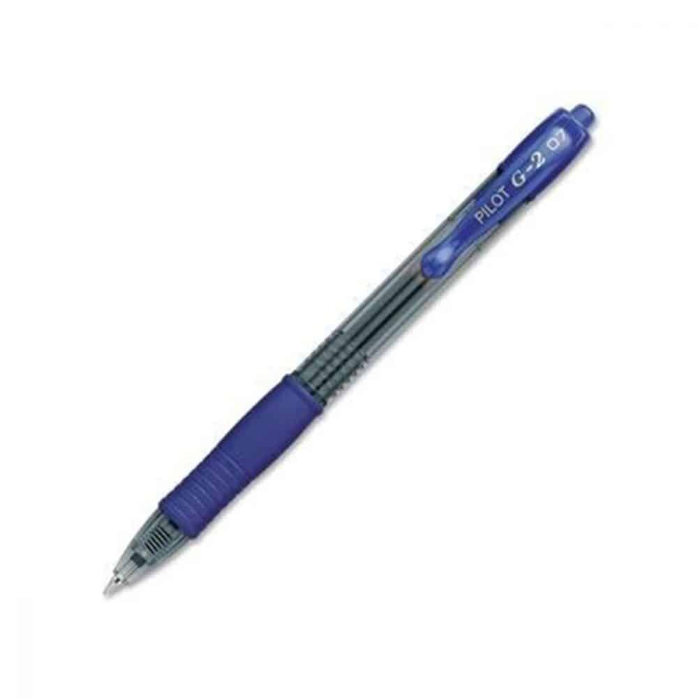 Stylos à bille roulante rétractable G2 0.7 bleu - Pilot