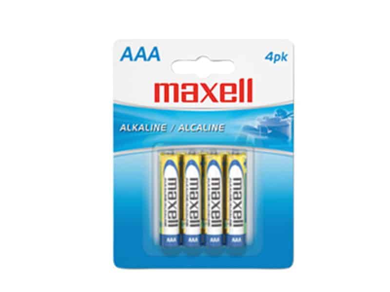 Paquet de 4 batteries Maxwell AAA