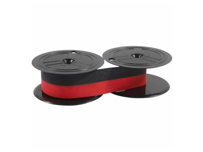 Ruban d'impression universel noir et rouge