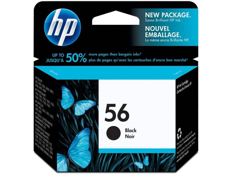 Cartouche jet d'encre HP 56 noir