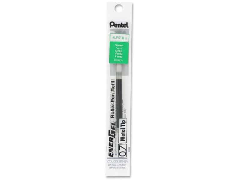Recharge pour stylo Pentel Energel 0.7 - vert