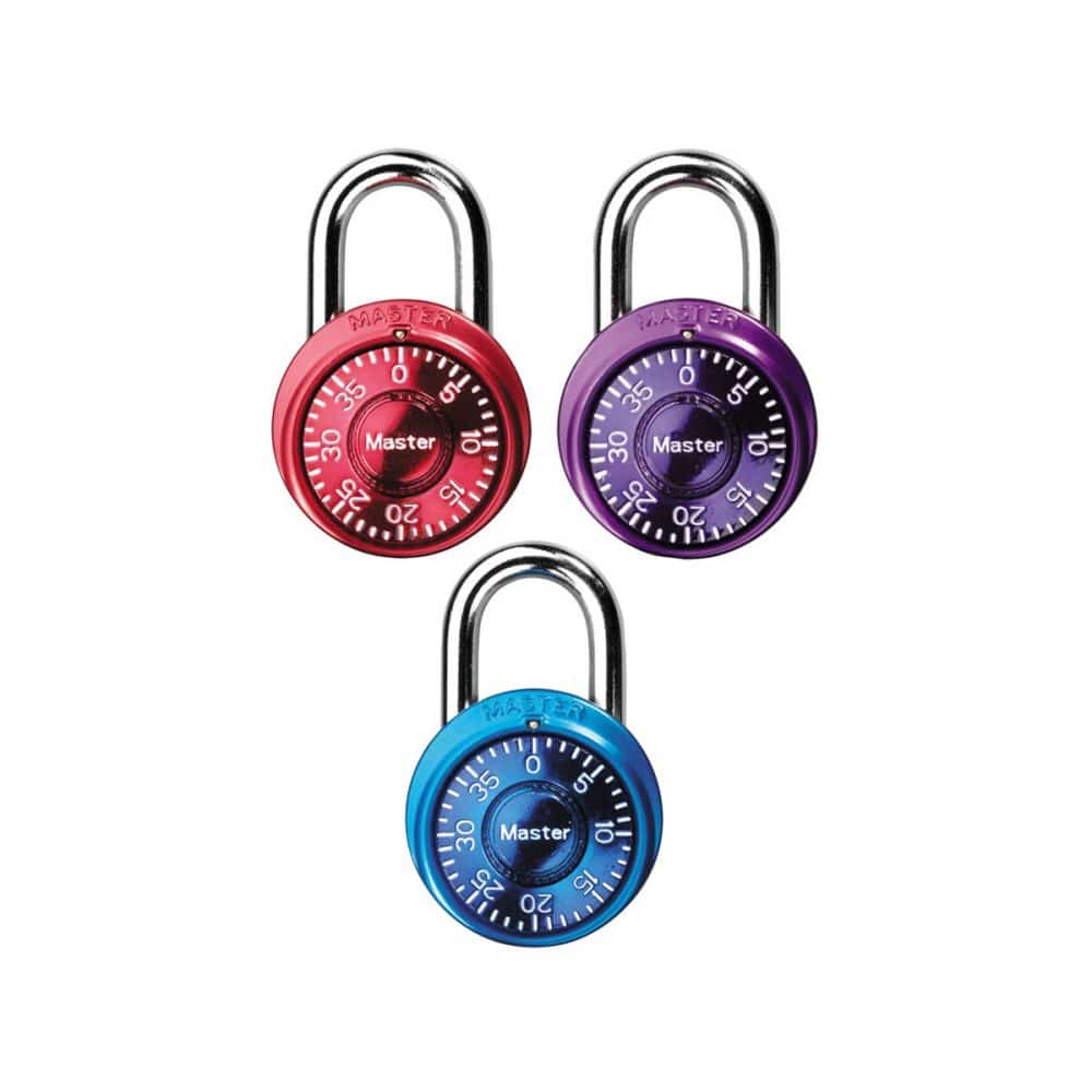 3 mini cadenas à combinaison - Master Lock