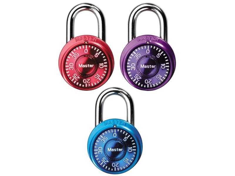 3 mini cadenas à combinaison - Master Lock