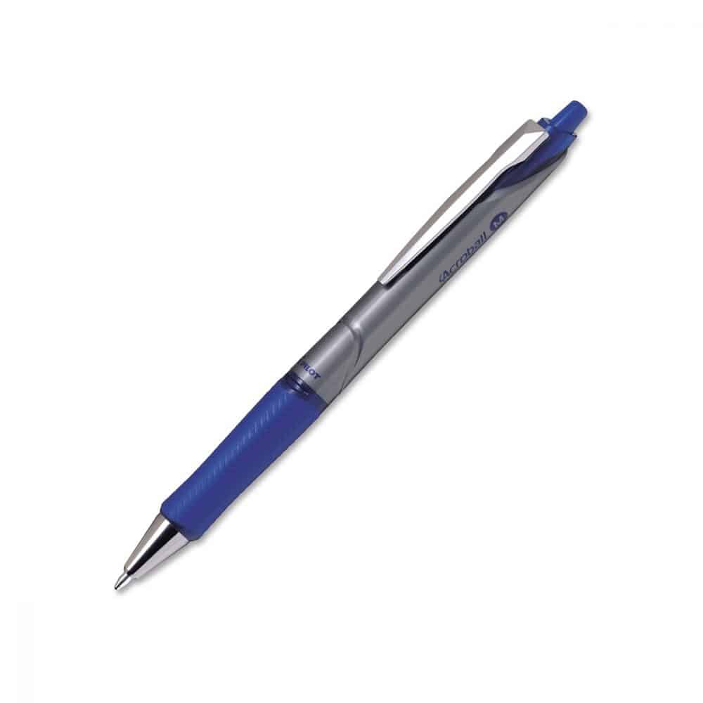Stylo à bille rétractable Pilot Acroball - pointe m. bleu