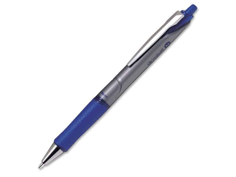 Stylo à bille rétractable Pilot Acroball - pointe m. bleu