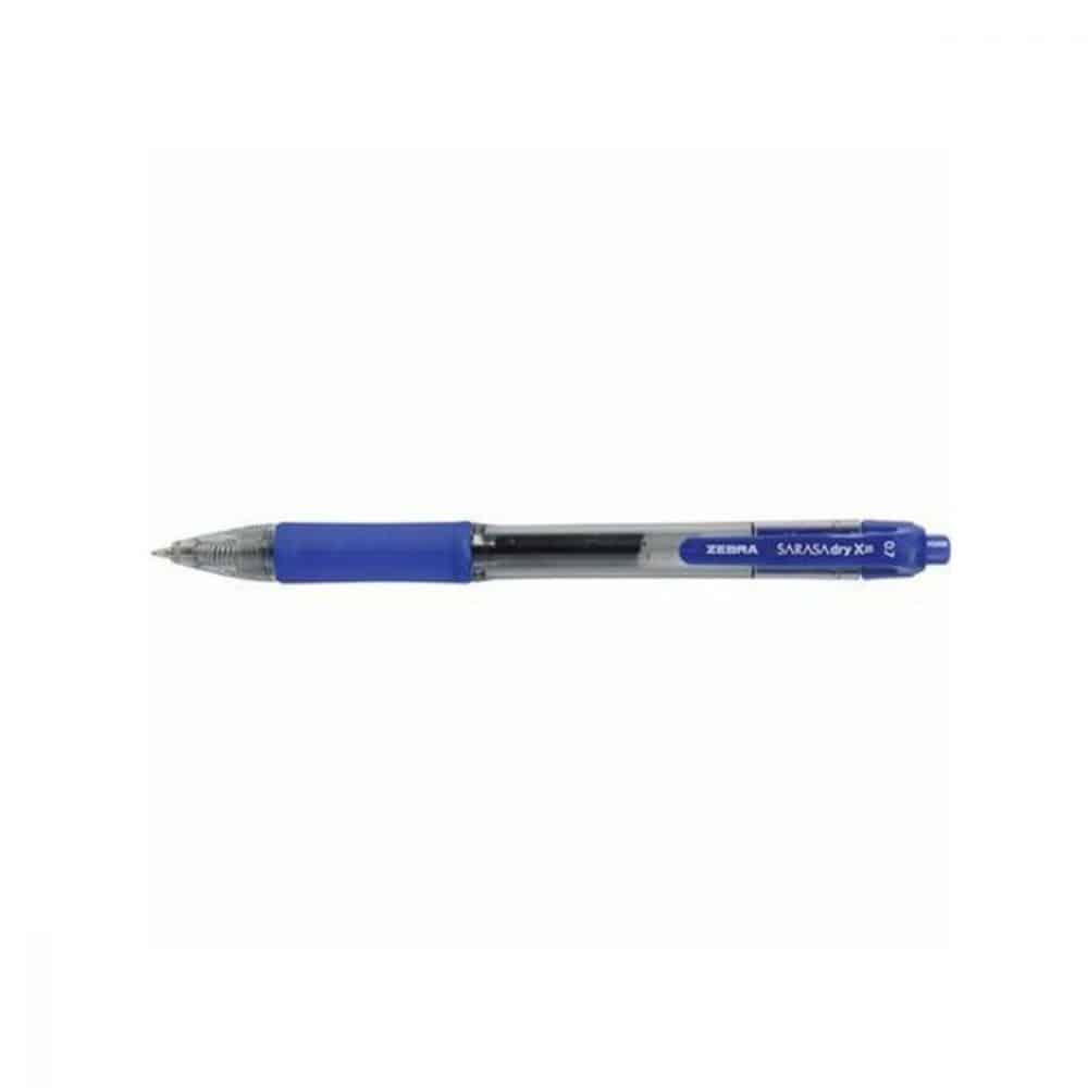 Stylo à bille roulante rétractable Sarasa 0.7 - bleu