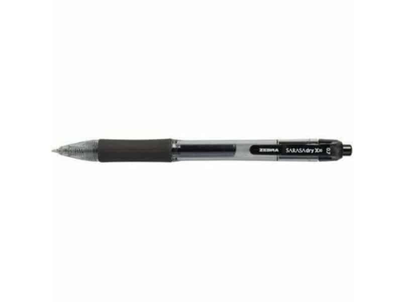 Stylo à bille roulante rétractable Sarasa 0.7 - noir